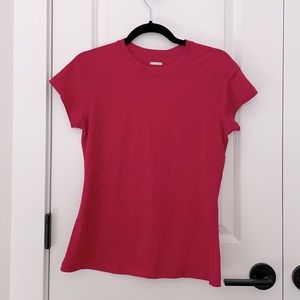 Lululemon pink silverescent shirt
